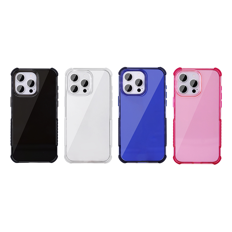 Slim transparent TPU and PC phone case for UV printing