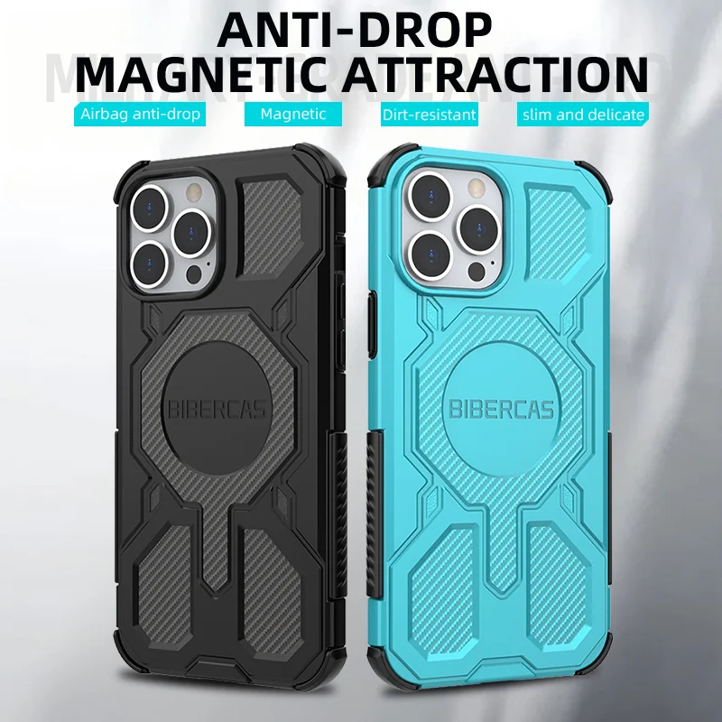 J16 magnetic anti-drop iPhone case for custom color programs