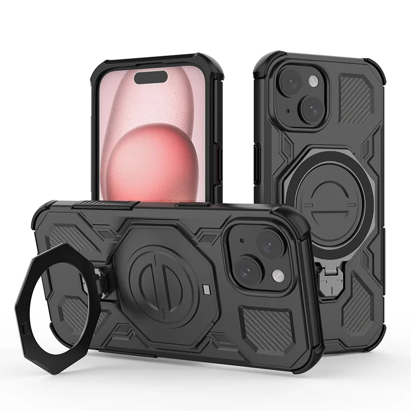 J20 magnetic anti-drop iPhone case with added airbag protection