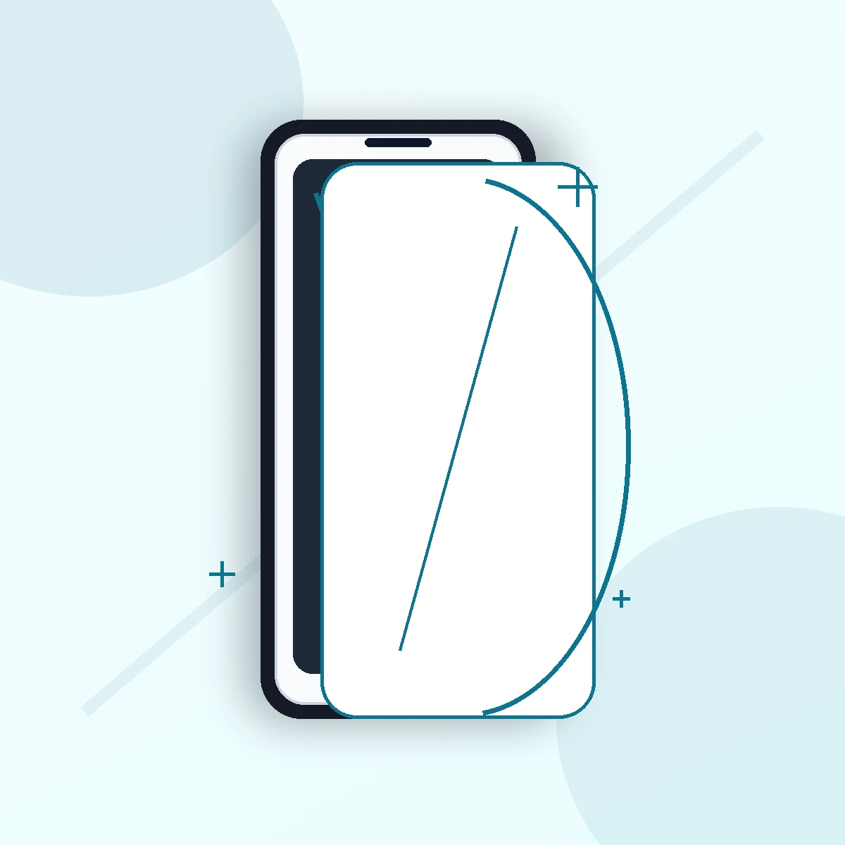 Extreme Privacy Sapphire Coating 3D Full Coverage Tempered Glass/0.4mm 3D Wholesale 2026 Best Price clean product illustration