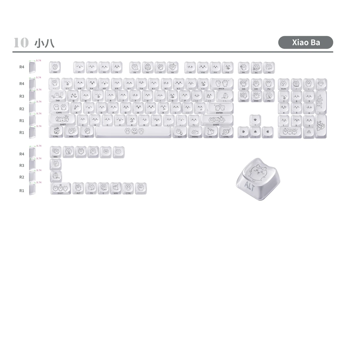 Xiao Ba Keycap Set product image