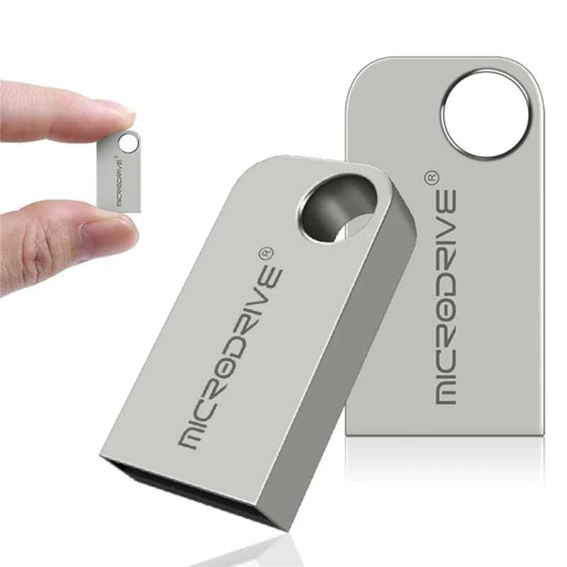 MICRODRIVE 16G Metal Thumb Drive USB Stick Laptop USB 2.0 Flash Drive - 1