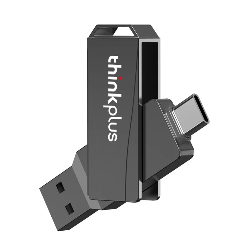 LENOVO THINKPLUS MU252 64GB USB+Type C 2-in-1 Memory Stick for iPhone 15 Series Fast Data Readin USB C 3.1 Thumb Flash Drive - 1