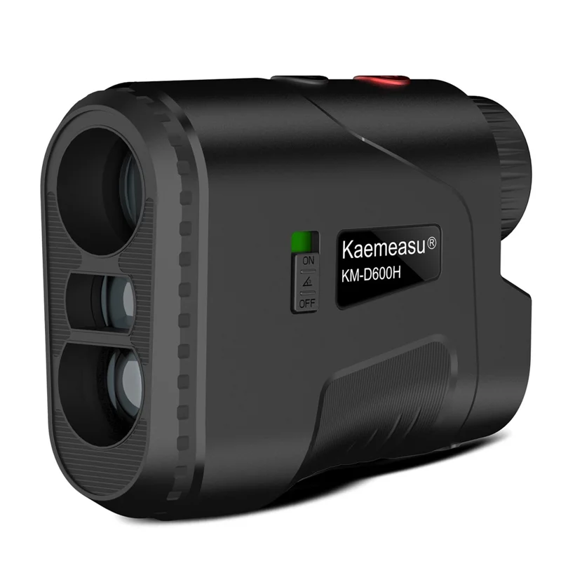 KAEMEASU KM-D600H Golfing Range Finder 5-600m Laser Rangefinder Built-in 450mAh Battery - Black - 1