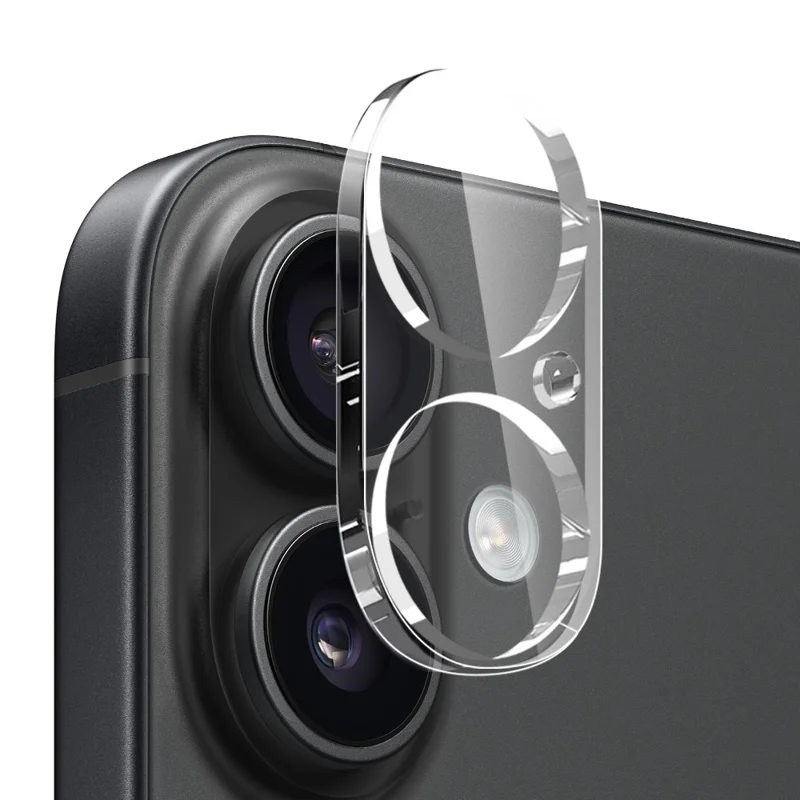 NORTHJO For iPhone 17 Case Shockproof TPU Clear Phone Cover with Tempered Glass and Camera Lens Film - 4