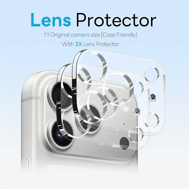 NORTHJO 5 in 1 Set for iPhone 17 Pro Magnetic Case PC + TPU Phone Cover with 2 Front Screen Protector + 2 Lens Film - 4