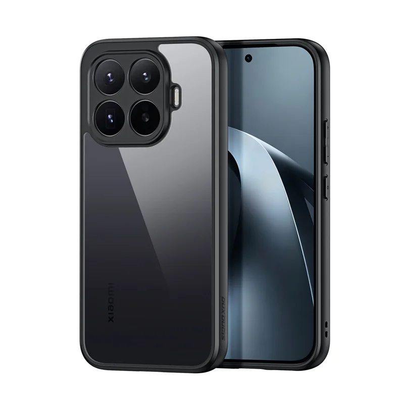 DUX DUCIS for Xiaomi 17T Aimo Series PC + TPU Clear Back Phone Cover (REACH Certification) - Black - 1