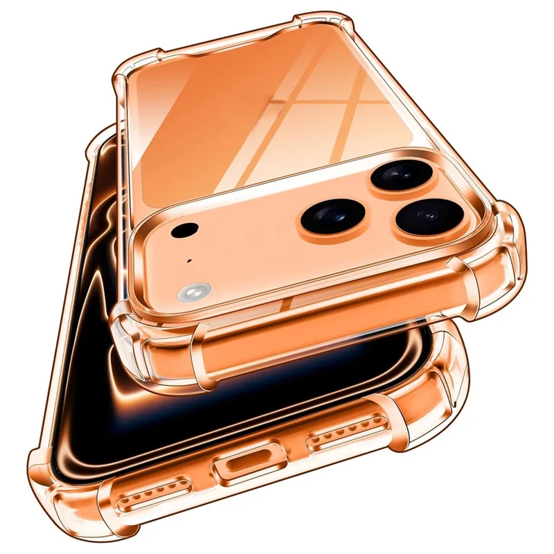 For iPhone 18 Pro Max Case Military Grade Drop Protection Acrylic + TPU Phone Cover - Transparent - 1