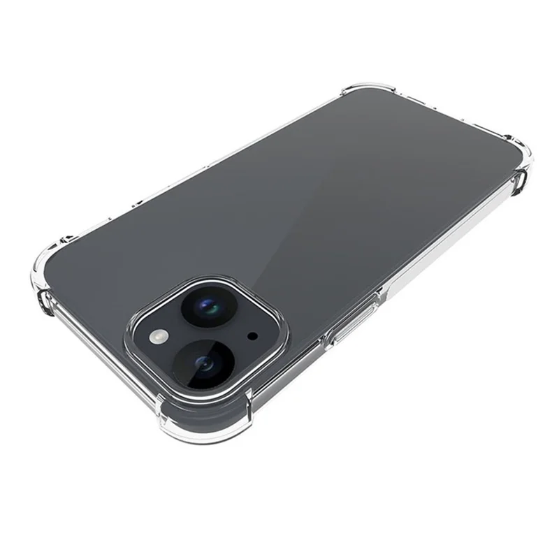 Anti-Slip Phone Case for iPhone 15 Plus , Four Corner Airbag Shock-Absorbed Corner Flexible TPU Phone Cover - 3