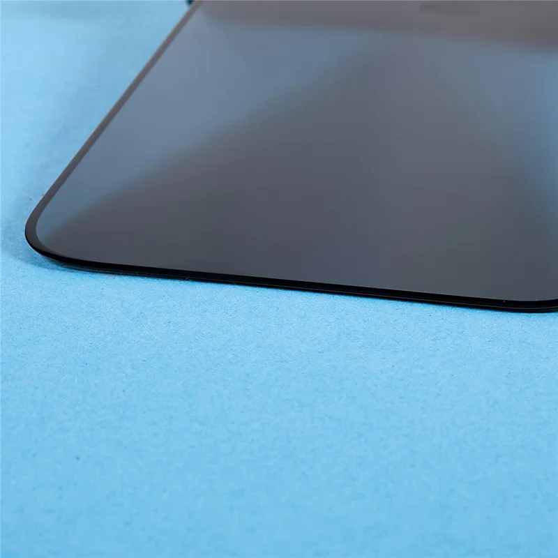 For iPhone 16 Pro Anti-Spy Screen Protector Full Coverage Silk Printing Tempered Glass Film - 5
