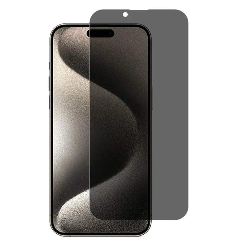 For iPhone 16 Screen Protector Anti-Peep Full Coverage Tempered Glass Film - 1