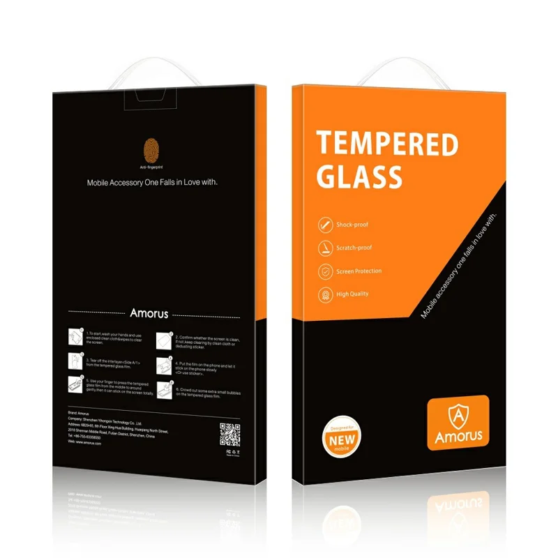 AMORUS For iPhone 17 Front Screen Protector 2.5D Arc Edge 9H High Aluminum-Silicon Glass Film - 10