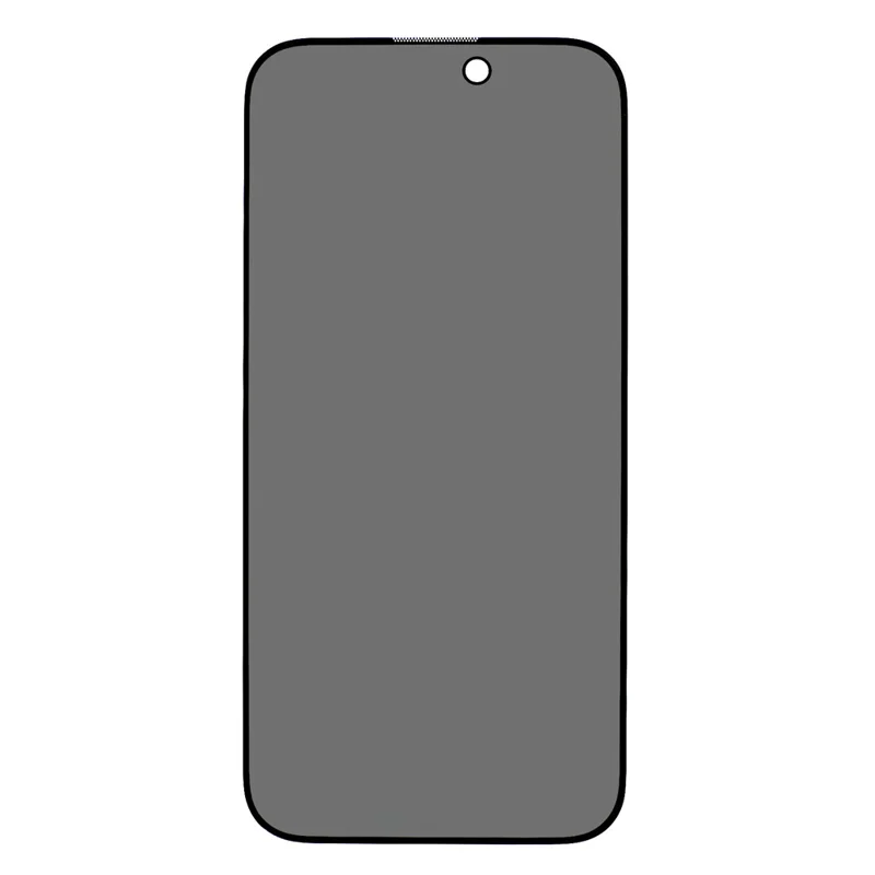 For iPhone 17 Anti-Peep Tempered Glass Full Covering Silk Printing Screen Protector - 2