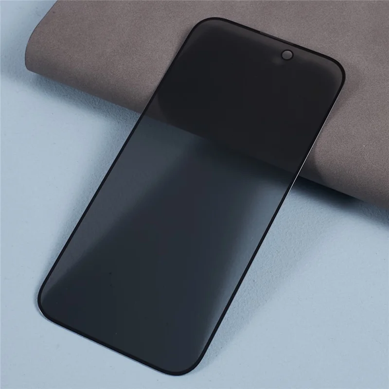 For iPhone 17 Anti-Peep Tempered Glass Full Covering Silk Printing Screen Protector - 3