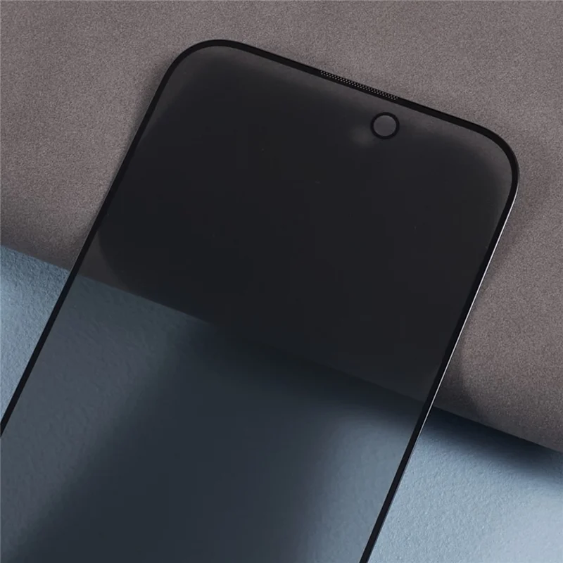 For iPhone 17 Anti-Peep Tempered Glass Full Covering Silk Printing Screen Protector - 4