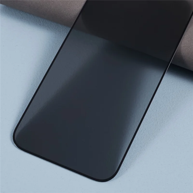 For iPhone 17 Pro Anti-Peep Tempered Glass Full Covering Silk Printing Screen Protector - 5