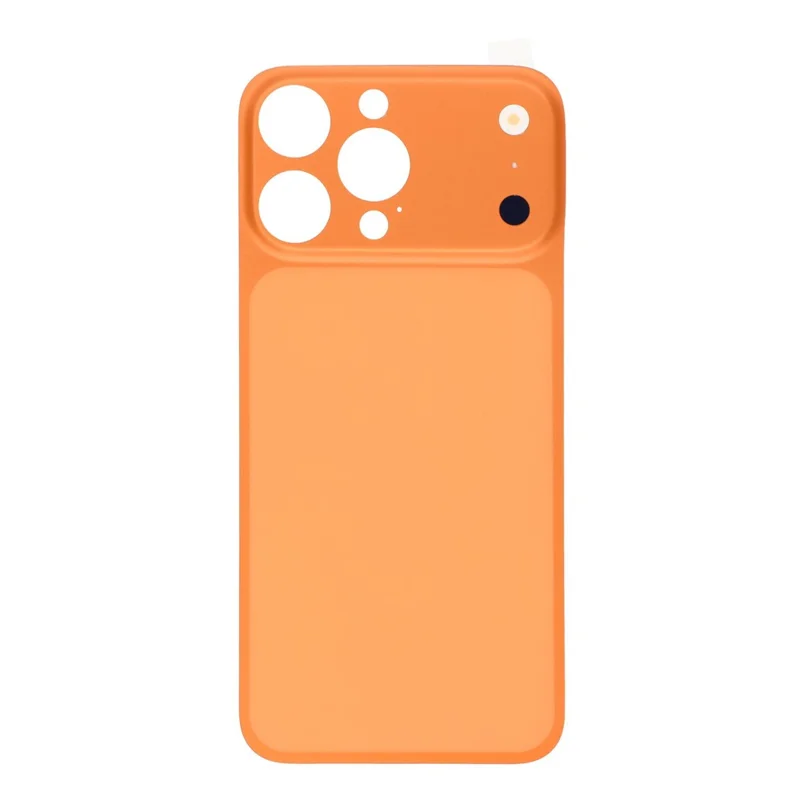 For iPhone 16 Pro Max Back Cover Film Transform to 17 Pro Max Full Coverage PMMA Phone Back Protector - Orange - 2