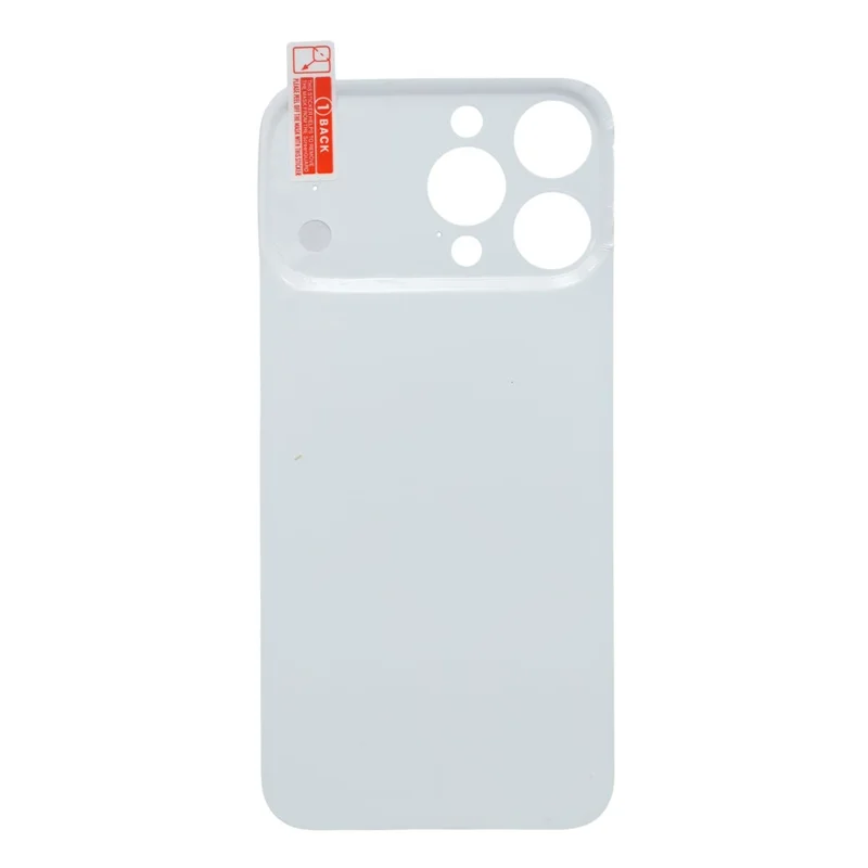 For iPhone 16 Pro Max Back Cover Film Transform to 17 Pro Max Full Coverage PMMA Phone Back Protector - Orange - 3