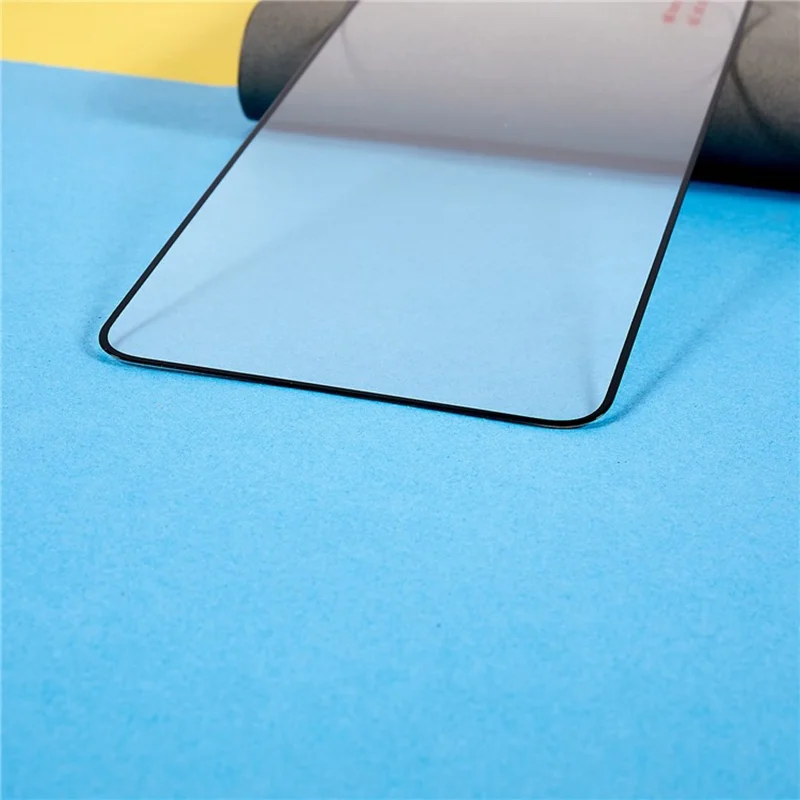 For iPhone 16e / iPhone 17e Tempered Glass Silk Printing Side Glue Full Coverage Screen Protector - Black - 3