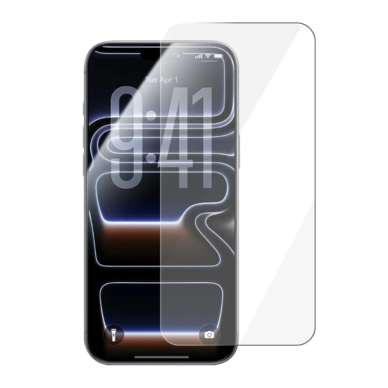 BENKS for iPhone 17 Pro Screen Protector Lithium Aluminium-silicon Glass 3D Hot Bending Eye-Friendly AR Anti-Reflective Film - 1