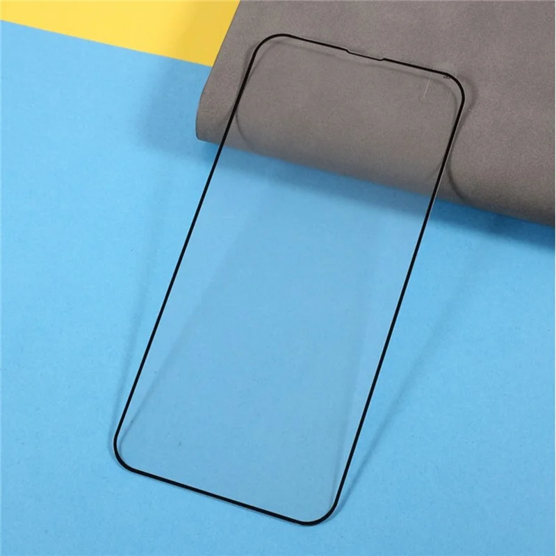 For iPhone 18 Pro Screen Protector Silk Printing Full Glue Full Coverage Tempered Glass Screen Film - Black Edge - 3