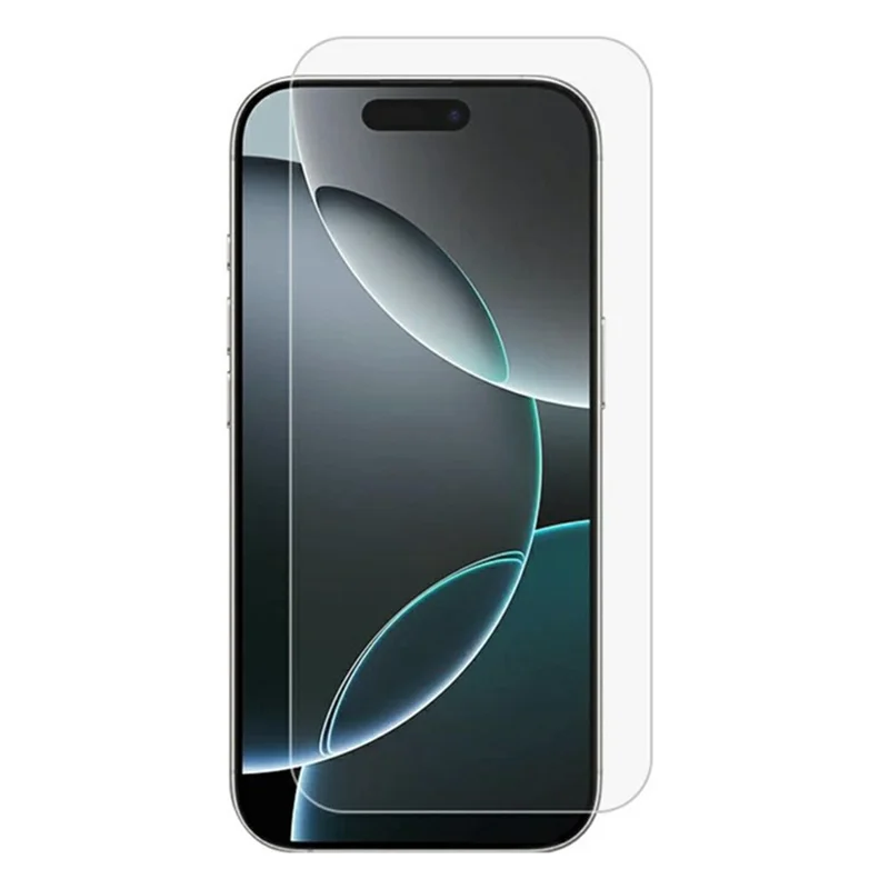 For iPhone 18 Pro Screen Protector 0.3mm Arc Edge Tempered Glass Film, Not Complete Coverage - Transparent - 1
