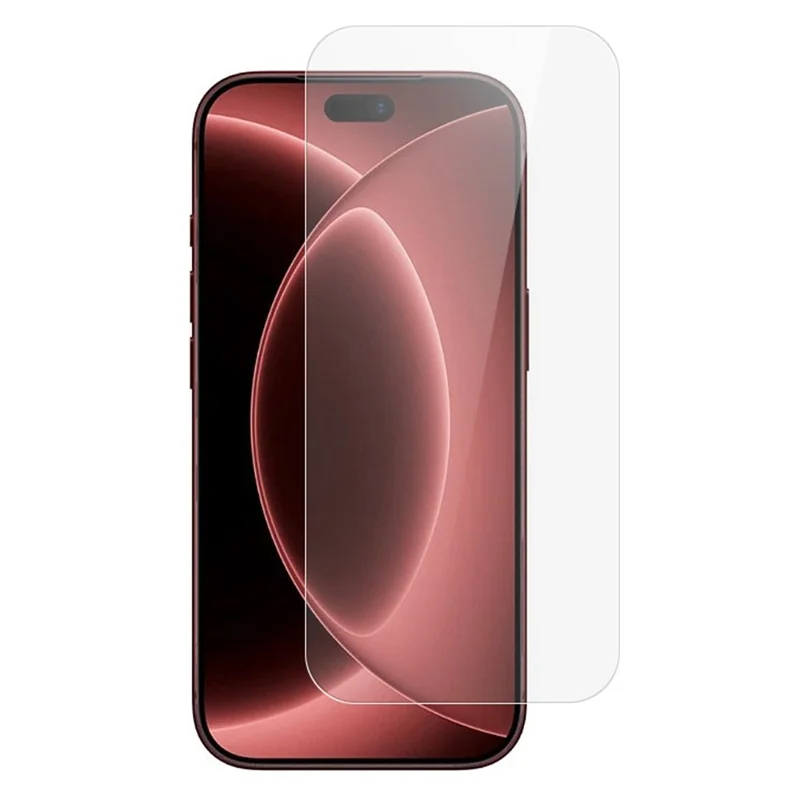 For iPhone 18 Pro Max Screen Protector 0.3mm Arc Edge Tempered Glass Film, Not Complete Coverage - Transparent - 1