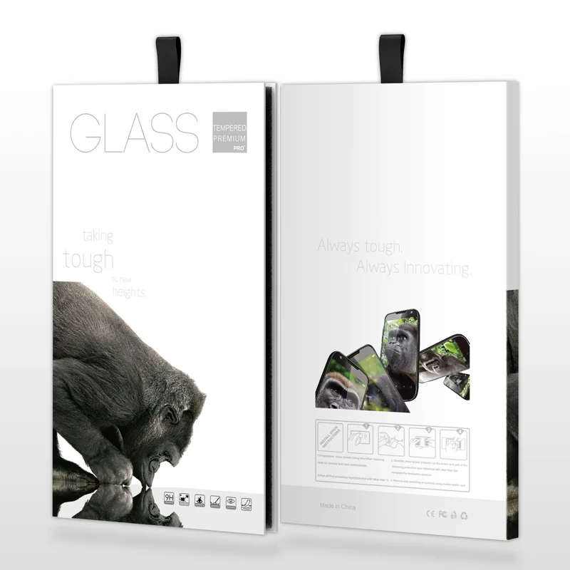For iPhone 18 HD Full Screen Protector Silk Printing Black Edge High Aluminium-silicon Glass Film - Transparent - 11