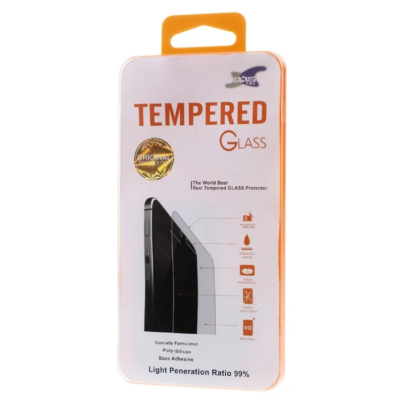 For iPhone 15 Pro Arc Edge Screen Protector 0.3mm HD Anti-explosion Tempered Glass Screen Film - 8