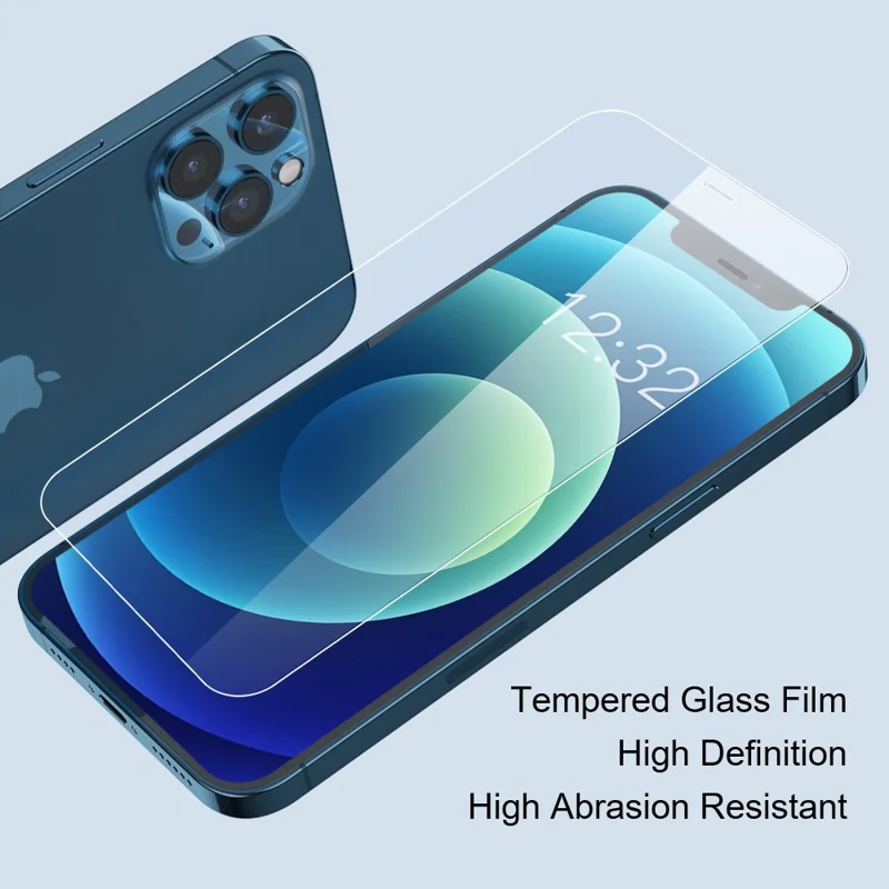 AMORUS For iPhone 15 Pro 2.5D Arc Edge High Aluminum-silicon Glass Film Ultra Clear Phone Screen Protector - 8