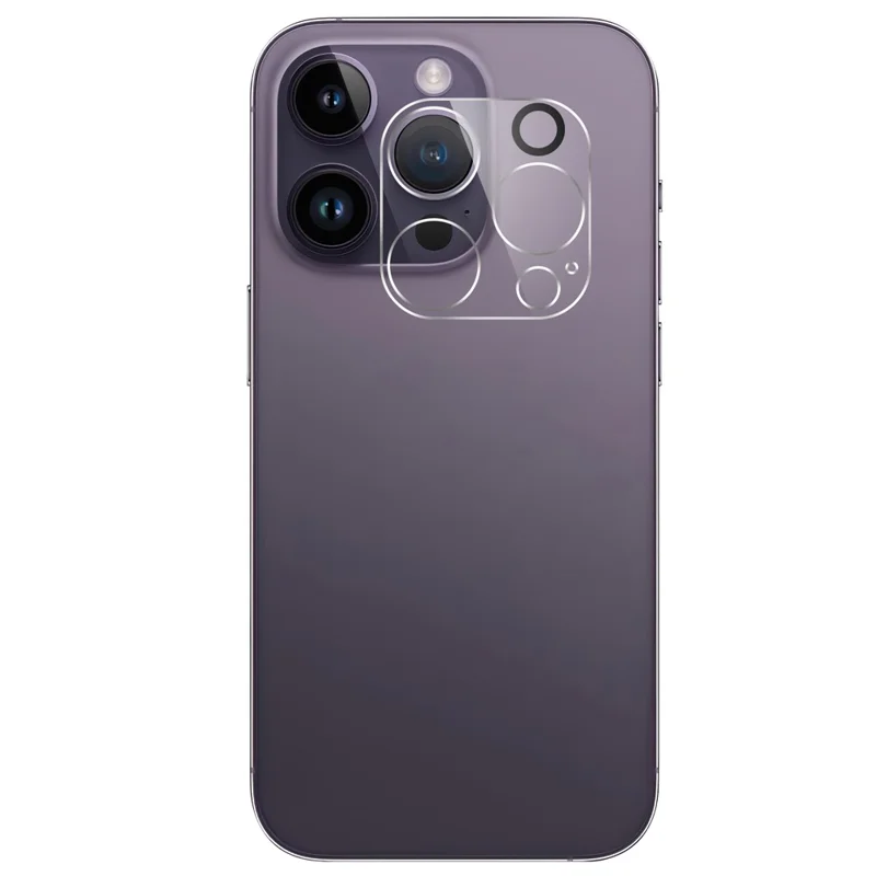 For iPhone 15 Pro Max Anti-scratch Tempered Glass Screen Protector Ultra Clear Film + Camera Lens Protector - 2