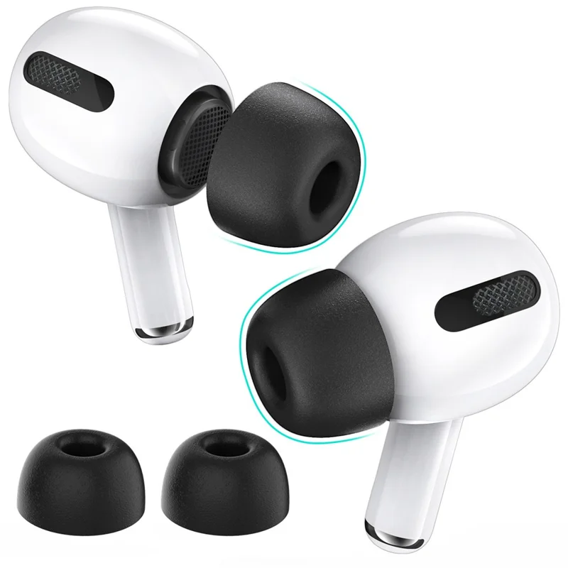 AHASTYLE WG28 1 Pair Earphone Caps for Apple AirPods Pro / Pro 2 Memory Foam Replacement Earbuds Tips, Size: L - 1