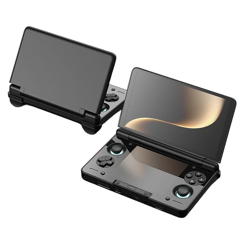 AYN Thor 8GB+128GB Open Source Android 13 Handheld Gaming Console Dual Screen Retro Arcade Gamepad - Black - 1